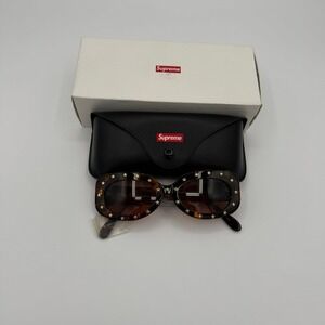 Supreme Royale‎ Sunglasses Brown Tortoise Gold Star New York Designer